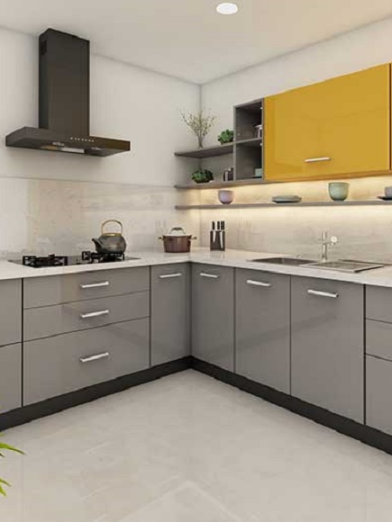 Modular Interiors for kitchen, wardrobe
