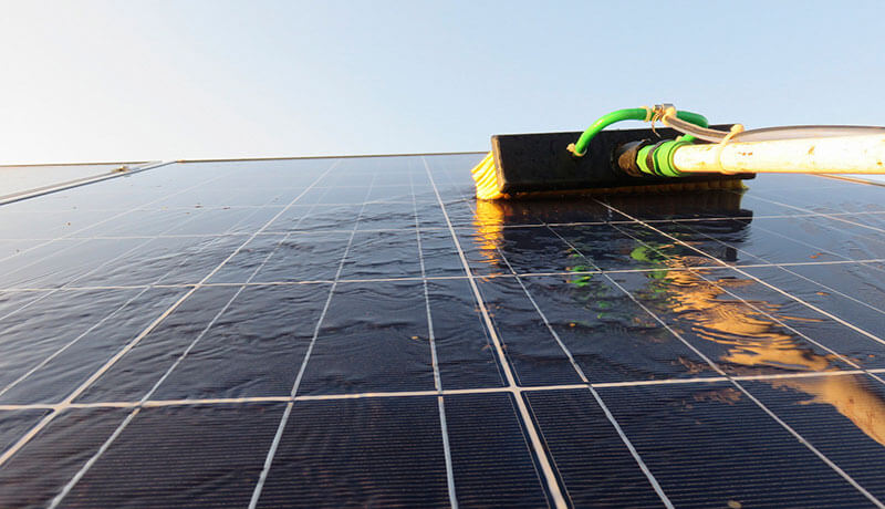 Solar cleaning