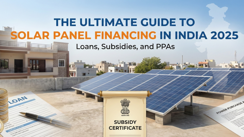 The Ultimate Guide to Solar Panel Financing in India 2025 || Loans, Subsidies, and PPAs