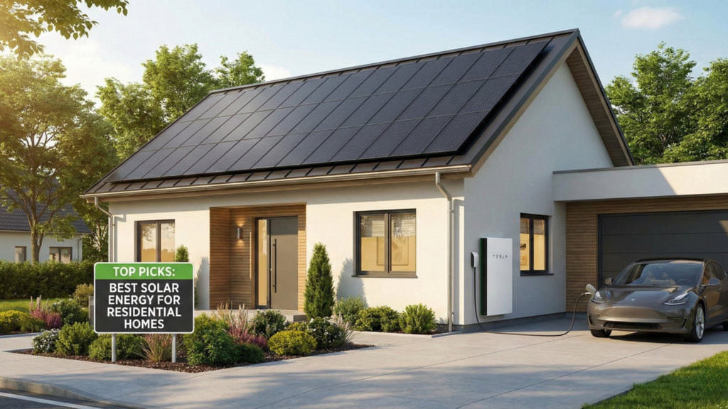 Top Picks for the Best Solar Energy for Residential Homes