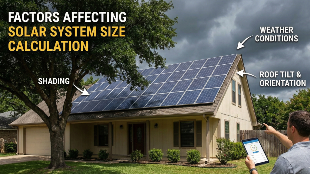 Factors That Can Affect Your Solar System Size Calculation