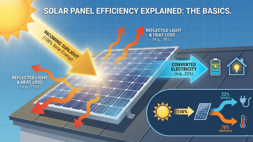 Solar Panel Efficiency Explained: The Basics