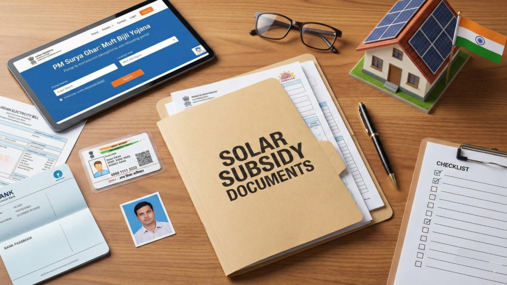 Documents Required for Solar Rooftop Subsidy in India: The Complete Guide