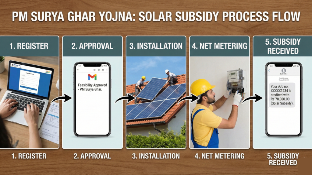 Step-by-Step Guide on How to Apply for Solar Rooftop Subsidy in India
