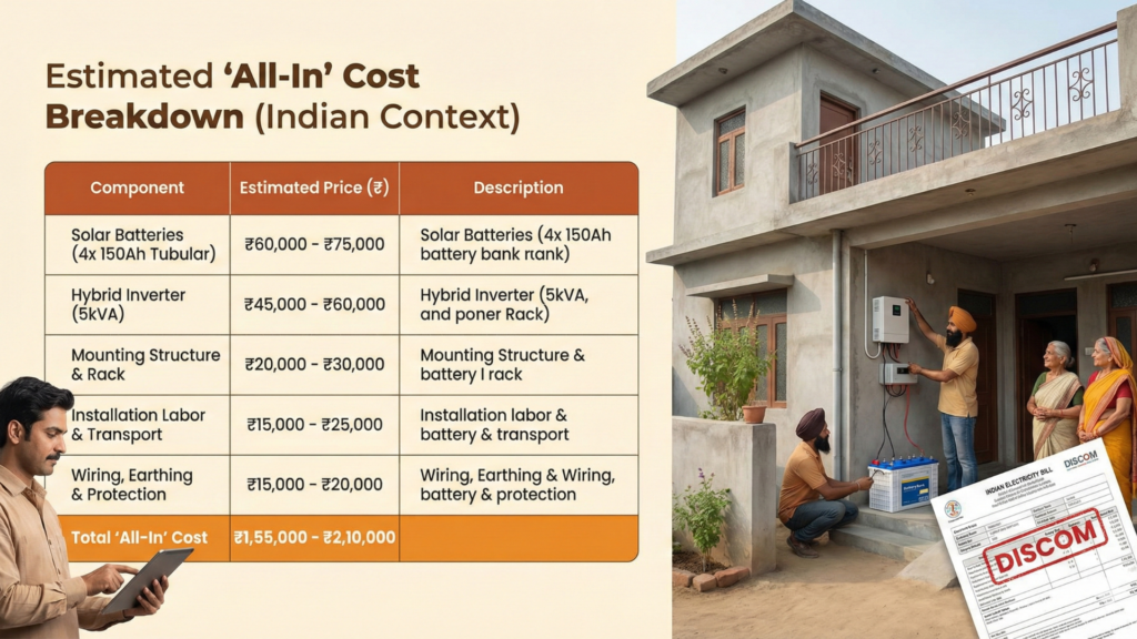 Estimated "All-In" Cost Breakdown