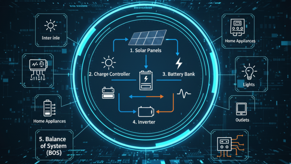 The Anatomy of an Off-Grid Solar System: 5 Key Components