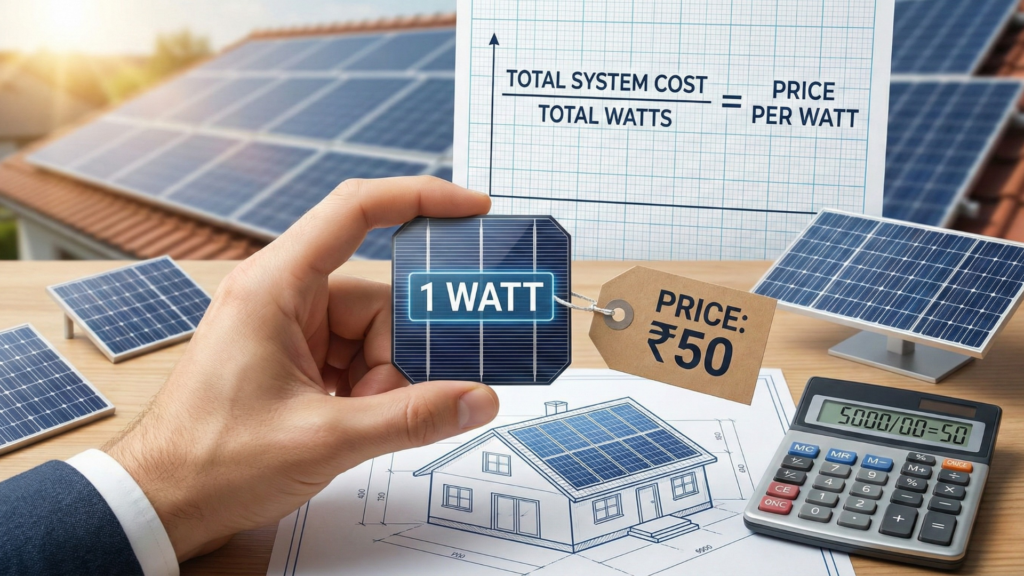 Understanding the Price Per Watt Model