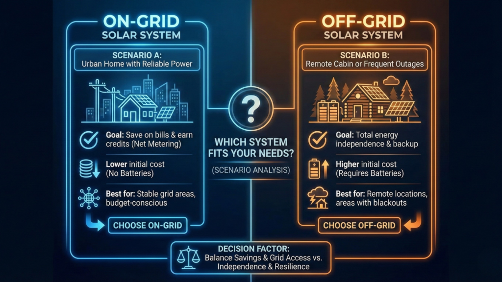 Which System fits your needs? (Scenario Analysis)