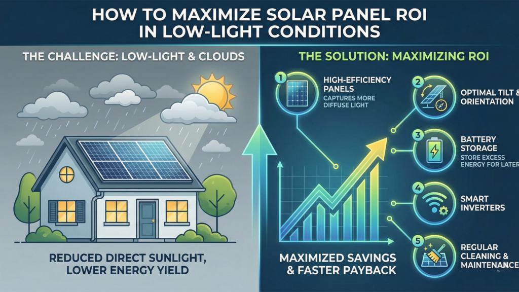 How to Maximize Return on Investment (ROI) for Solar Panels in Low-Light