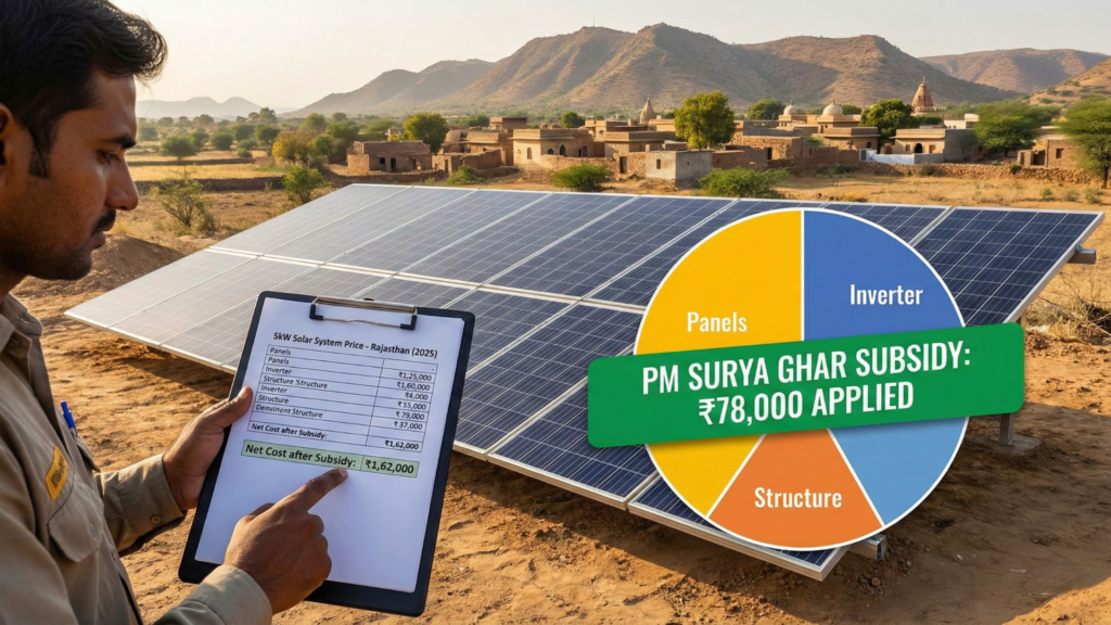 5kW Solar Panel Price in Rajasthan: Complete Cost Breakdown with Subsidy