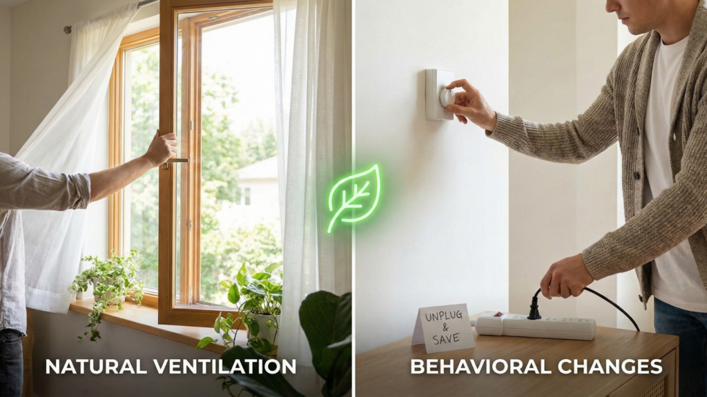 Natural Ventilation and Behavioral Changes