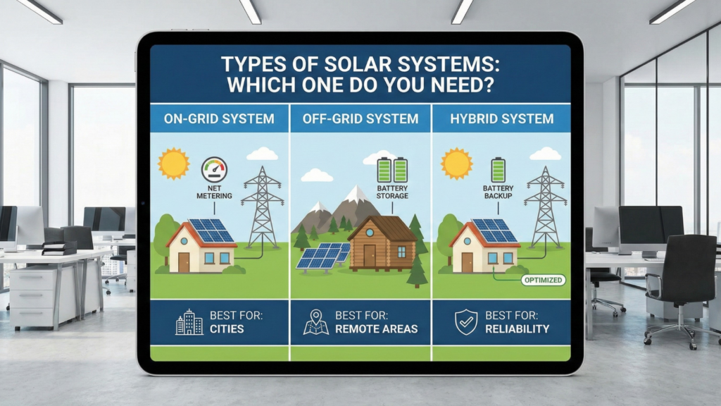 Types of Solar Systems: Which One Do You Need?