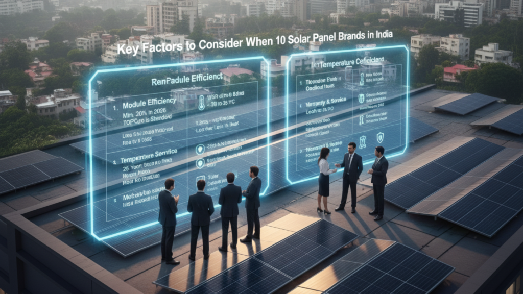 Key Factors to Consider When Selecting the Best Solar Panel Brands in India