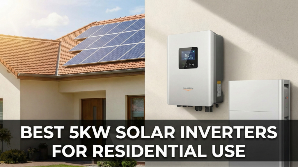 Best 5kW Solar Inverters for Residential Use