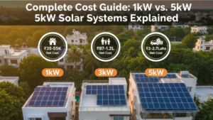 Complete Cost Guide: 1kW vs. 3kW vs. 5kW Solar Systems Explained