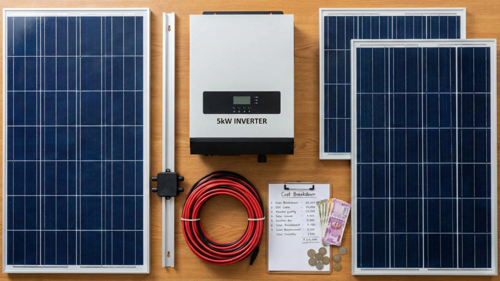Components & Cost Breakdown of a 5kW System