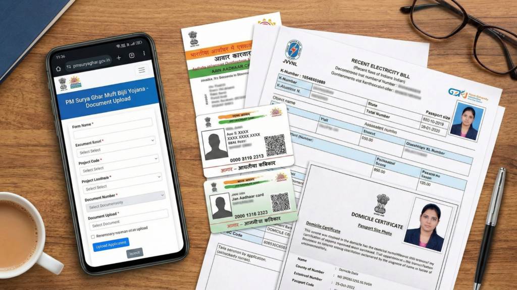 Documents Required for Free Electricity Scheme Apply Online