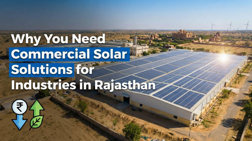Why You Need Commercial Solar Solutions for Industries in Rajasthan