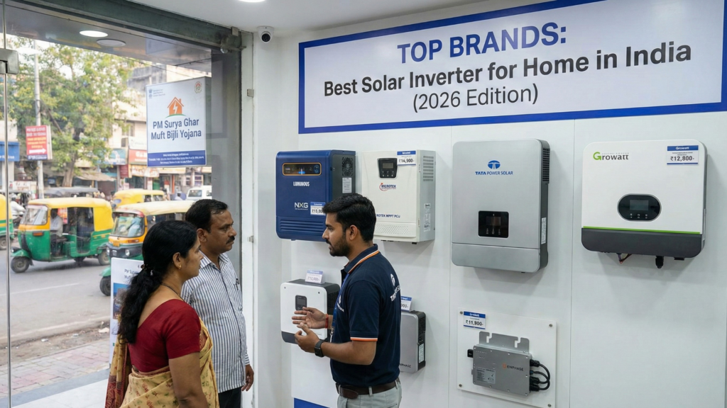 Top Brands Offering the Best Solar Inverter for Home in India