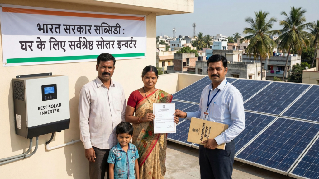 Government Subsidies and the "Best Solar Inverter for Home in India"