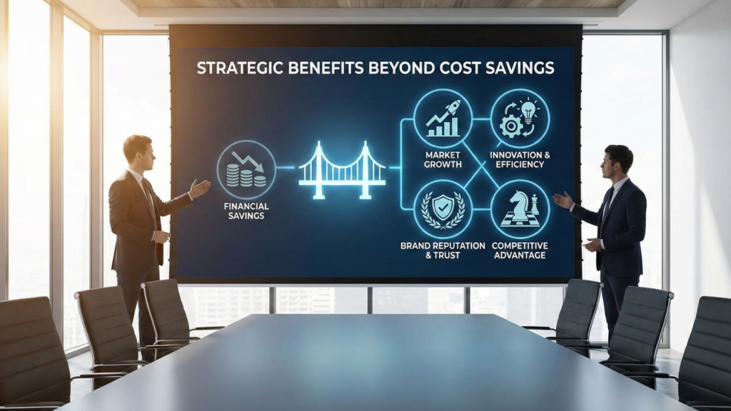 Strategic Benefits Beyond Cost Savings