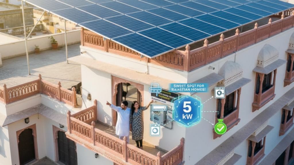Why a 5kW Solar System is the Sweet Spot for Rajasthan Homes