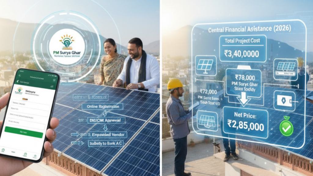 How PM Surya Ghar Affects the 5kW Solar Plant Price with Subsidy