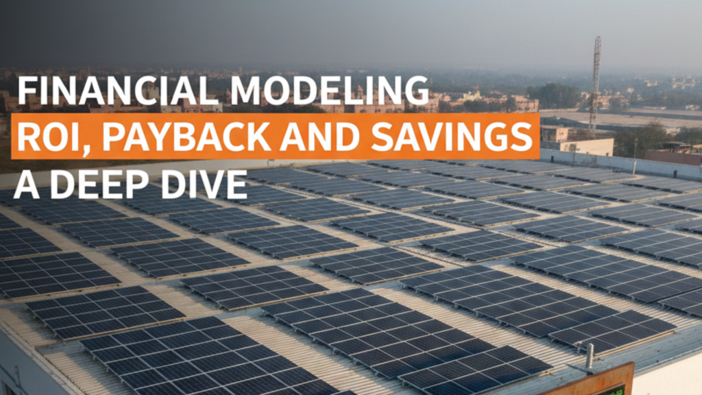 Financial Modeling: ROI and Savings by Commercial Solar Plant Installers Rajasthan