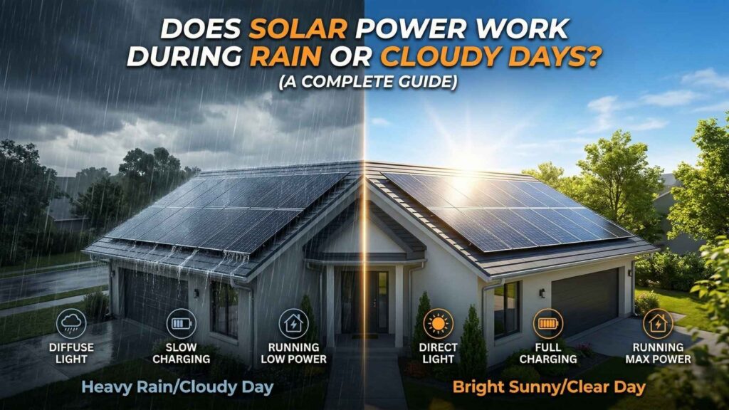 Does Solar Power Work During Rain or Cloudy Days? (A Complete Guide)