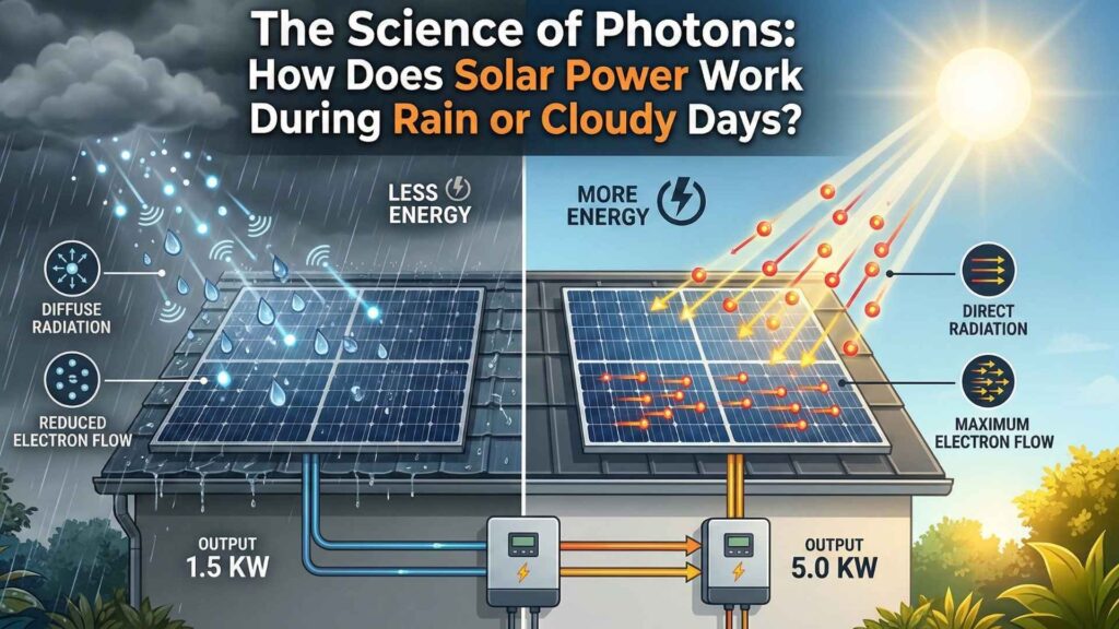 The Science of Photons: How Does Solar Power Work During Rain or Cloudy Days