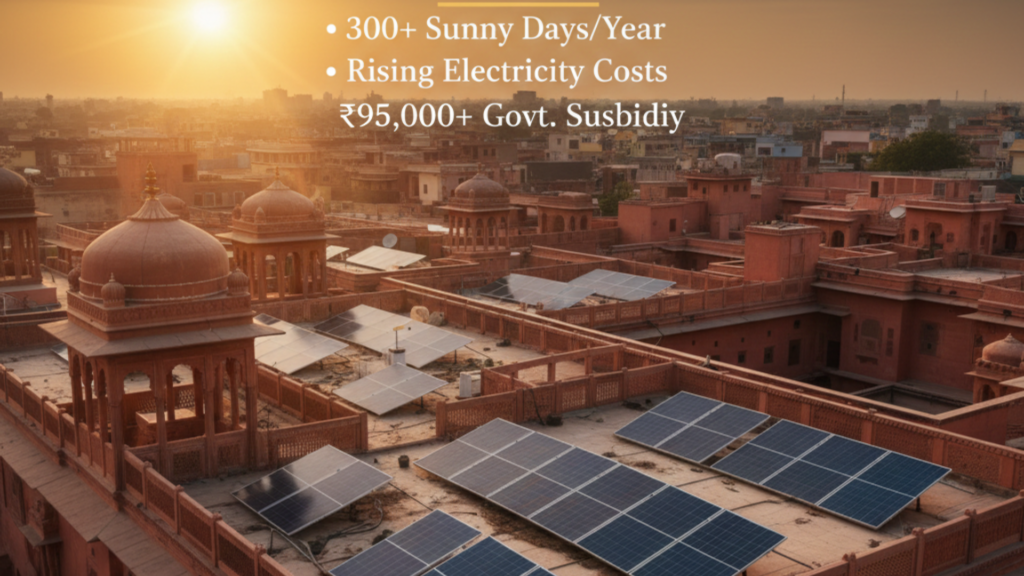The Solar Potential of Jaipur | Rooftop Solar Panel Price in Jaipur