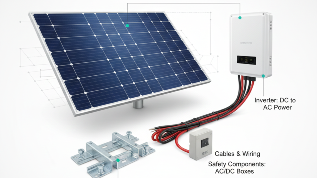 Understanding the Core Components of a 3kW Solar System