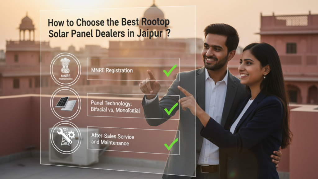 Best Rooftop Solar Panel Dealers in Jaipur