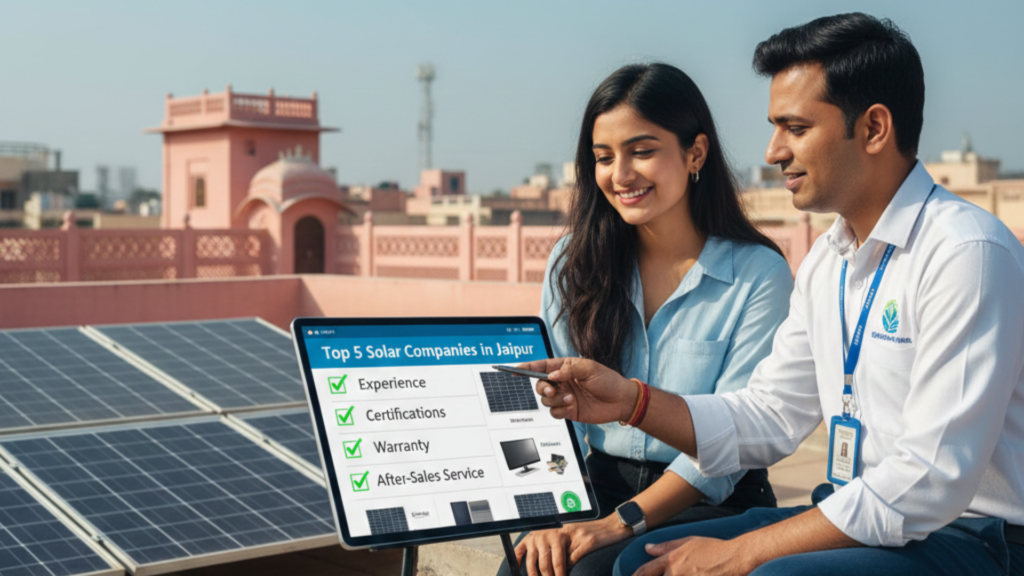 Choosing the Best Solar Company in Jaipur for Your 3kW System