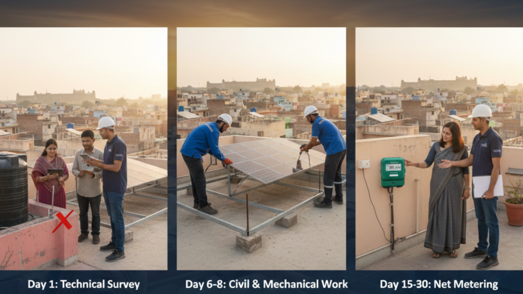 Step-by-Step Installation Process in the Pink City