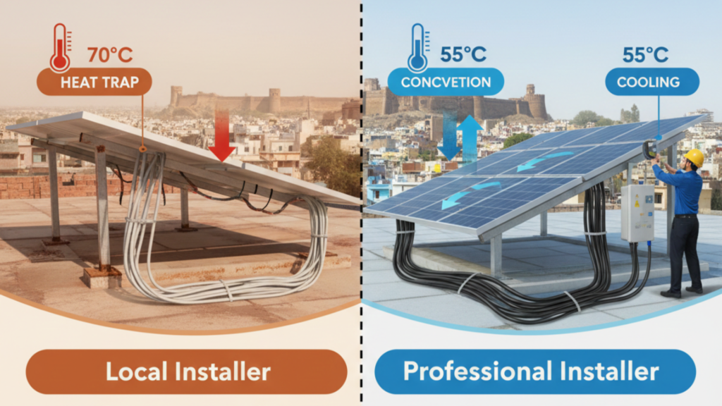 Comparison Guide: Professional vs. Local Installation