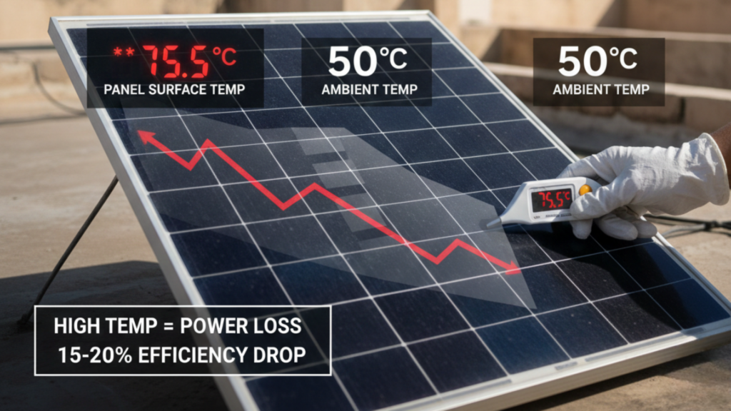 The Physics of Solar Panels: Why 50°C is a Challenge