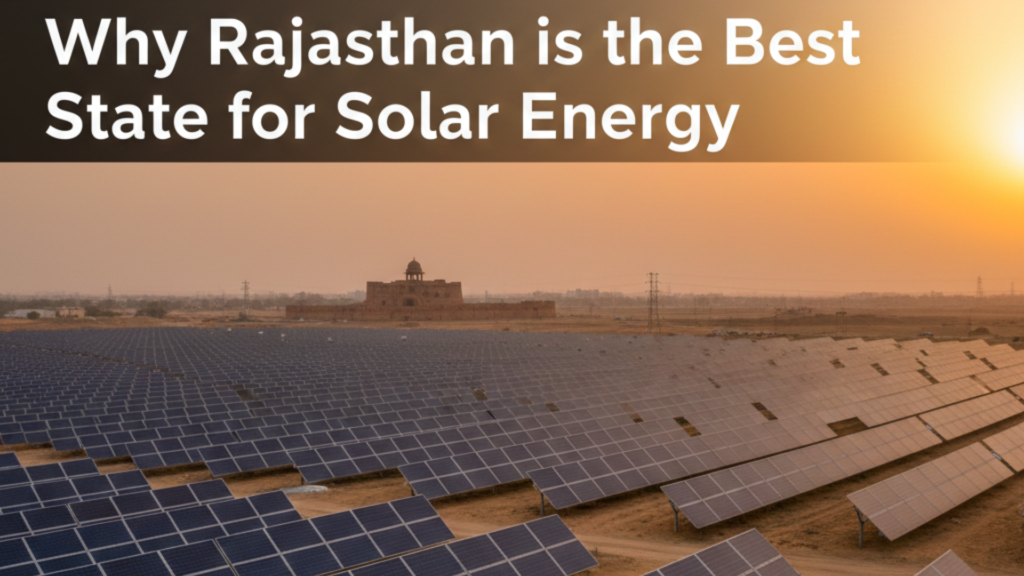 Why Rajasthan is the Best State for Solar Energy