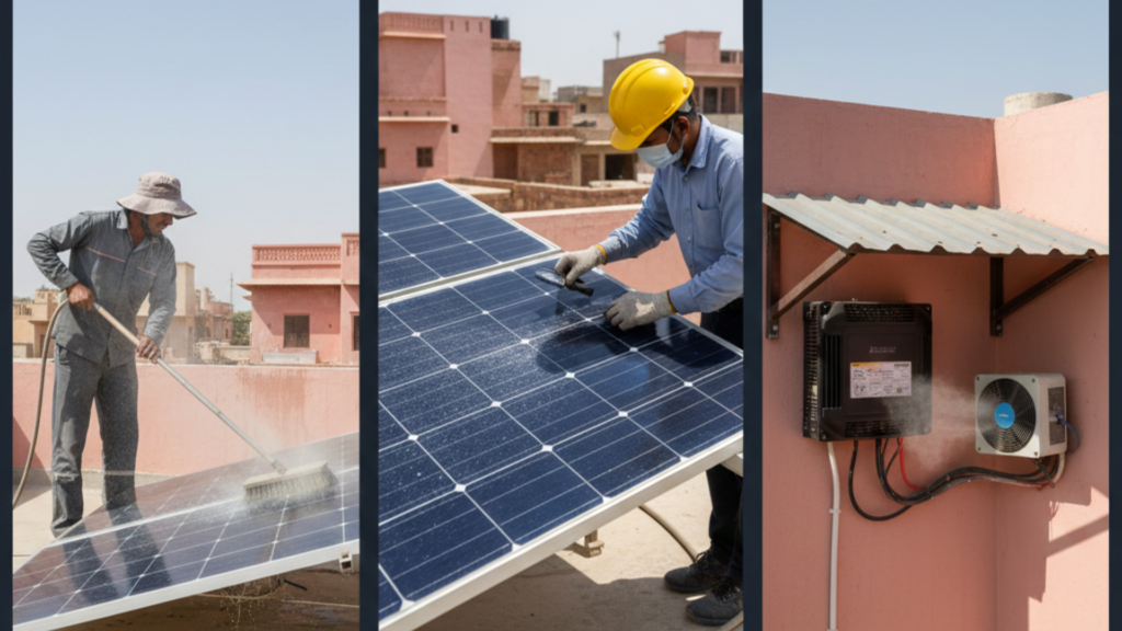Maintenance Tips to Retain the Benefits of Solar Energy in Rajasthan’s Climate