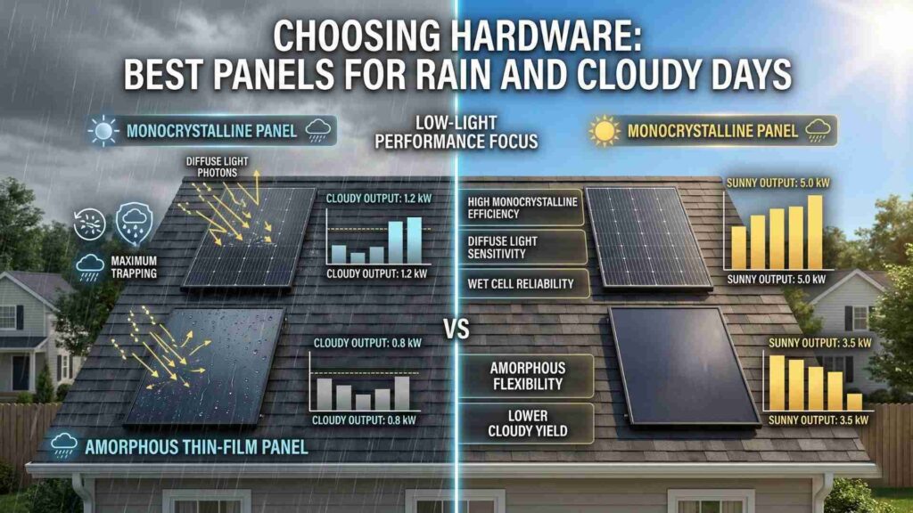 Choosing Hardware: Best Panels for Rain and Cloudy Days
