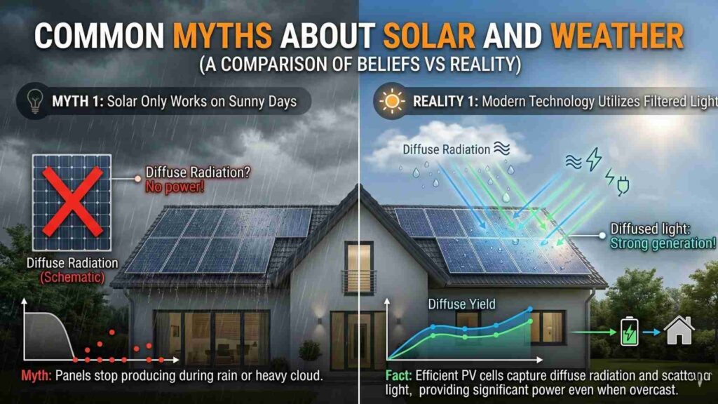 Common Myths About Solar and Weather