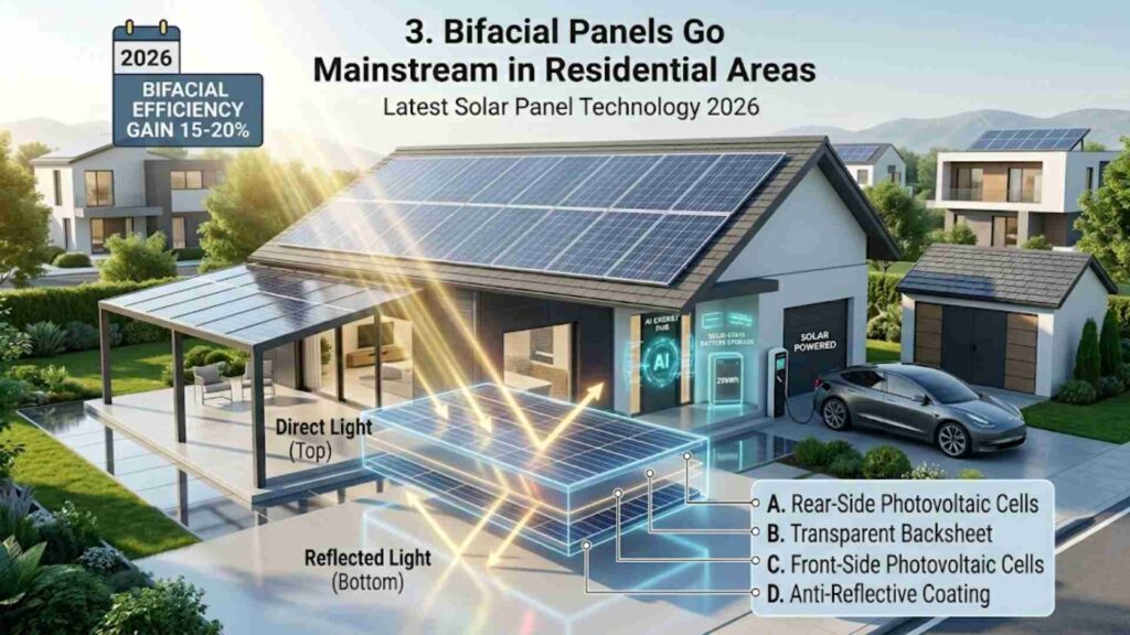 Bifacial Panels Go Mainstream in Residential Areas