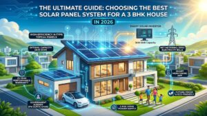 The Ultimate Guide to Choosing the Best Solar Panel System for a 3 BHK House in 2026