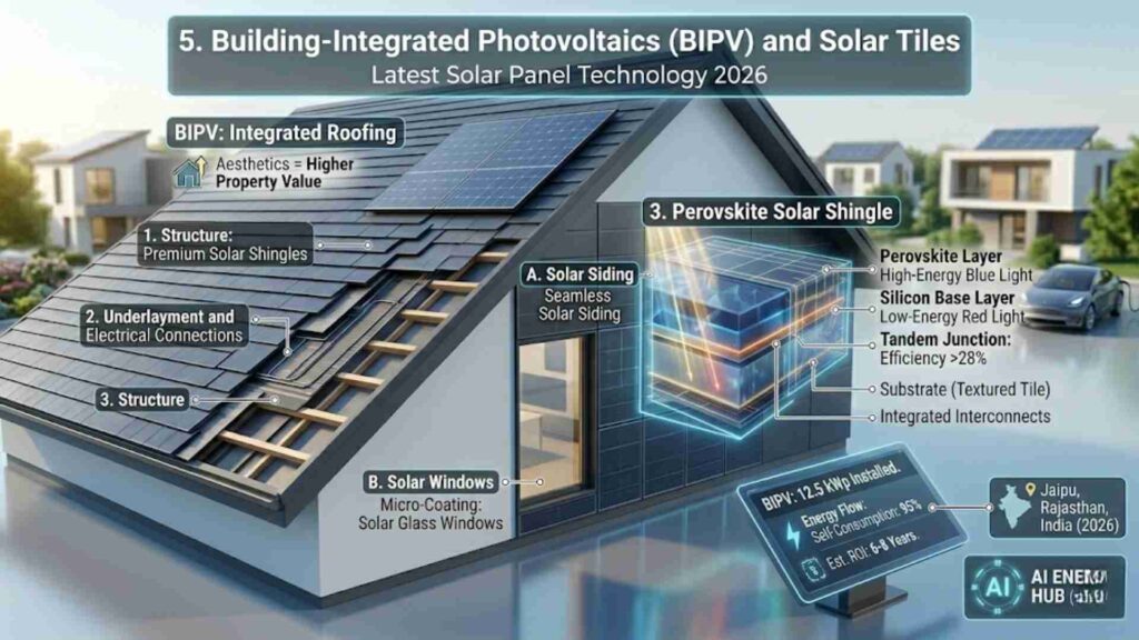 Building-Integrated Photovoltaics (BIPV) and Solar Tiles