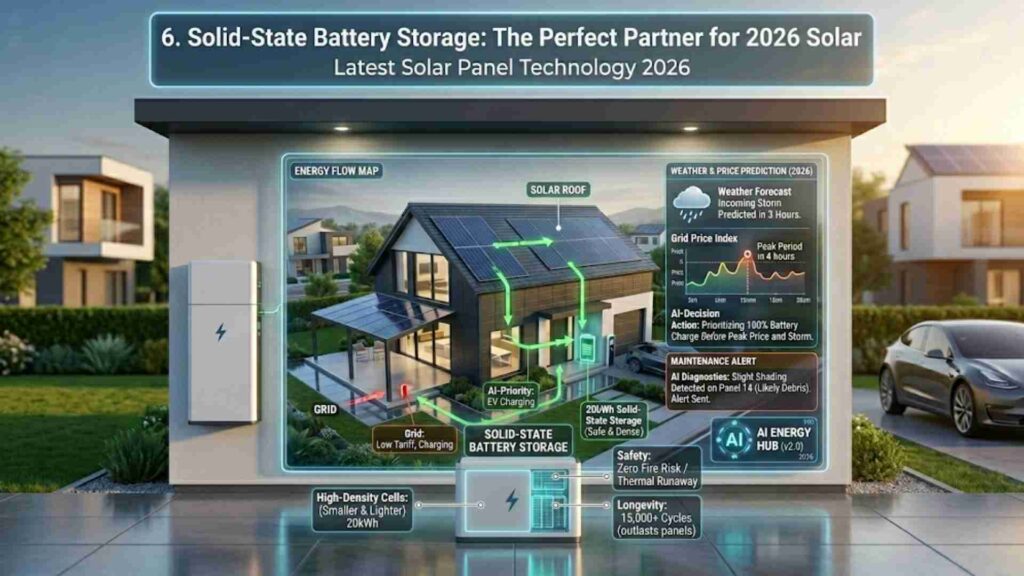 Solid-State Battery Storage: Powering Latest Solar Panel Technology 2026 Installations