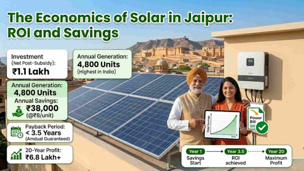 The Economics of Solar in Jaipur: ROI and Savings
