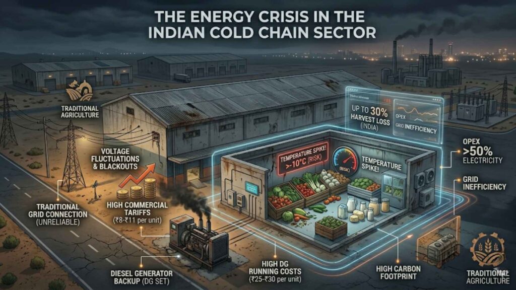 The Energy Crisis in the Indian Cold Chain Sector