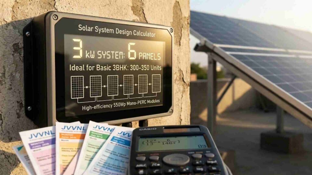 The Core Calculation: How Many Solar Panels Do I Need for a 3BHK House?
