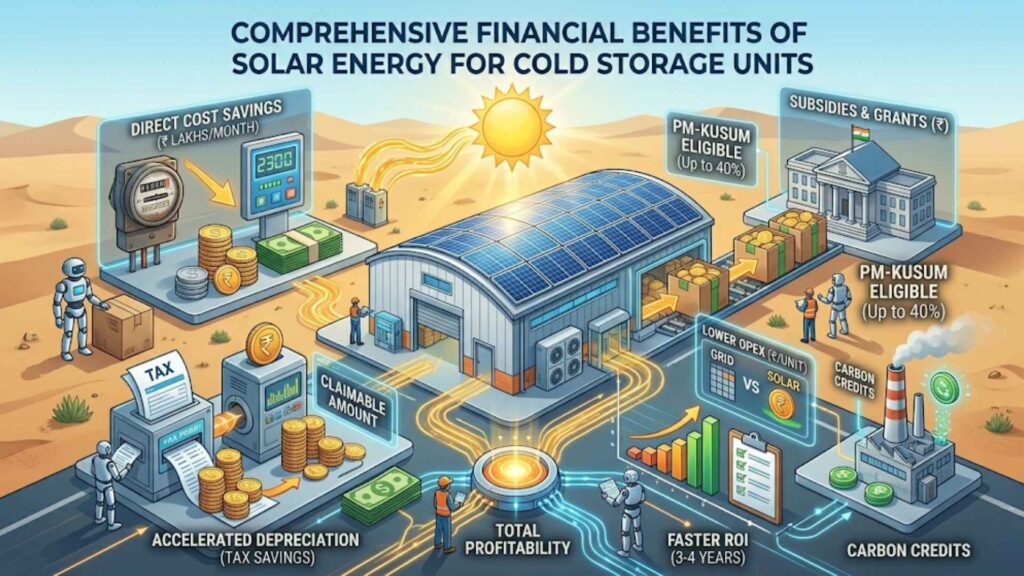 Comprehensive Financial Benefits of Solar Energy for Cold Storage Units