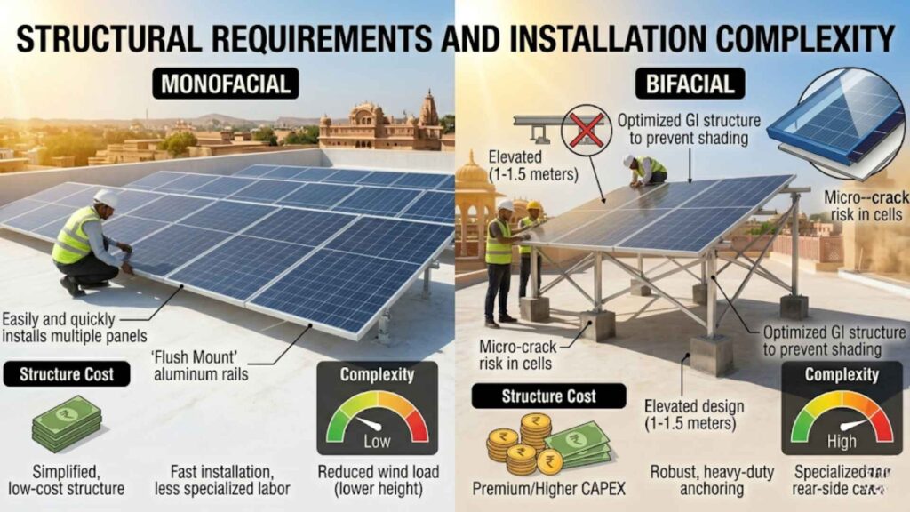 Installation Guide: Structural Difference Between Monofacial and Bifacial Solar Panels
